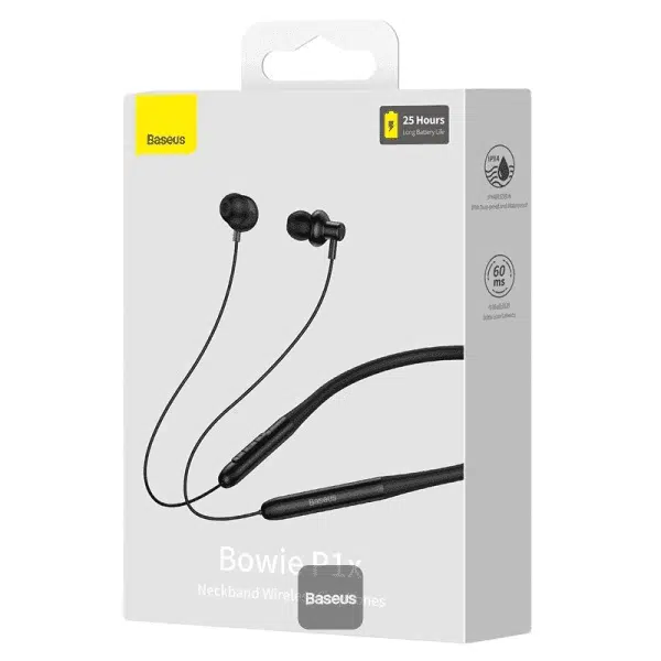BASEUS Bowie P1x Neckband Headphones Bluetooth 5.3 Wireless Earbuds - Image 2
