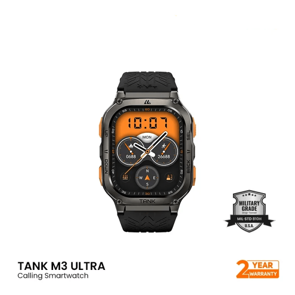 KOSPET TANK M3 Ultra Calling Rugged Smartwatch with GPS - Image 2