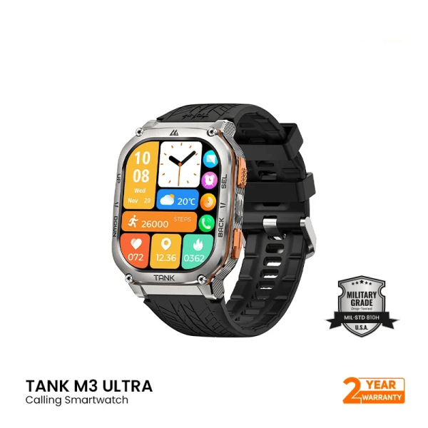 KOSPET TANK M3 Ultra Calling Rugged Smartwatch with GPS - Image 3