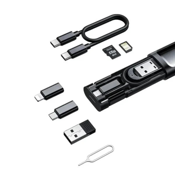 Mcdodo WF-172 Multifunctional Storage Box USB Cable Adapter All-in-One Charging Conversion suit for Android/Ios