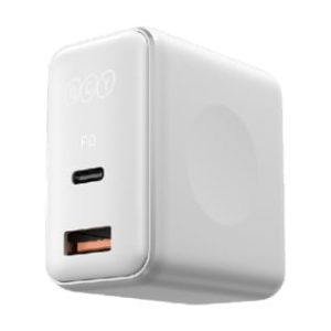 QCY GN202GB Dual-Port 40W GaN Charger