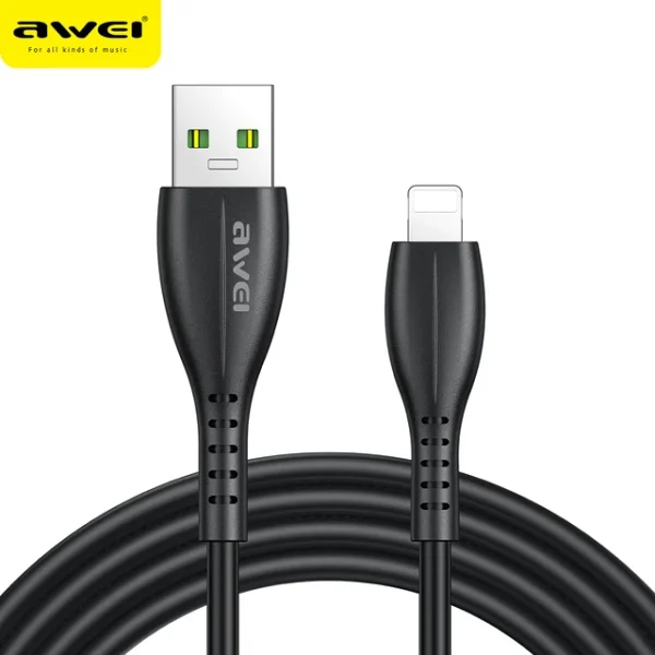 Awei CL-115 USB Type C/Lighting/Micro Cable 2.4A Fast Charging Wire Cord Quick Charge