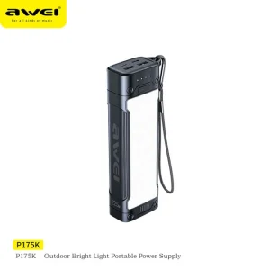 Awei P175K 20000mAh Portable Outdoor Power Bank With 25 lighting Lamps