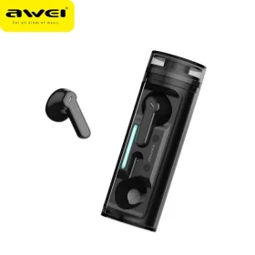 Awei T77 TWS Wireless Earphone Double Mic ENC