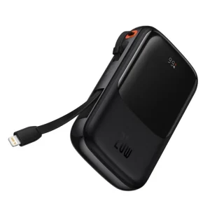 BASEUS Qpow Pro Digital Display Power Bank 20000mAh 20W  with Lightning Cable