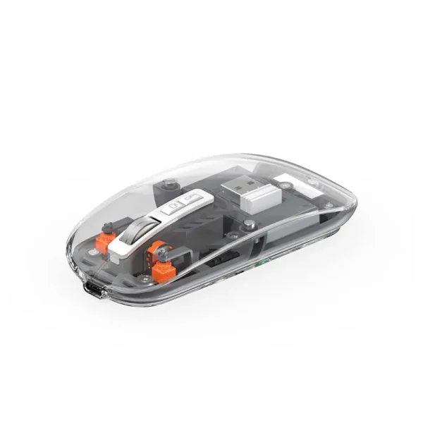 WIWU Crystal Transparent Wireless Mouse 2.4G - Image 3