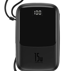 Baseus Qpow Digital Display Power Bank 10000mAh Type-C/Lightning