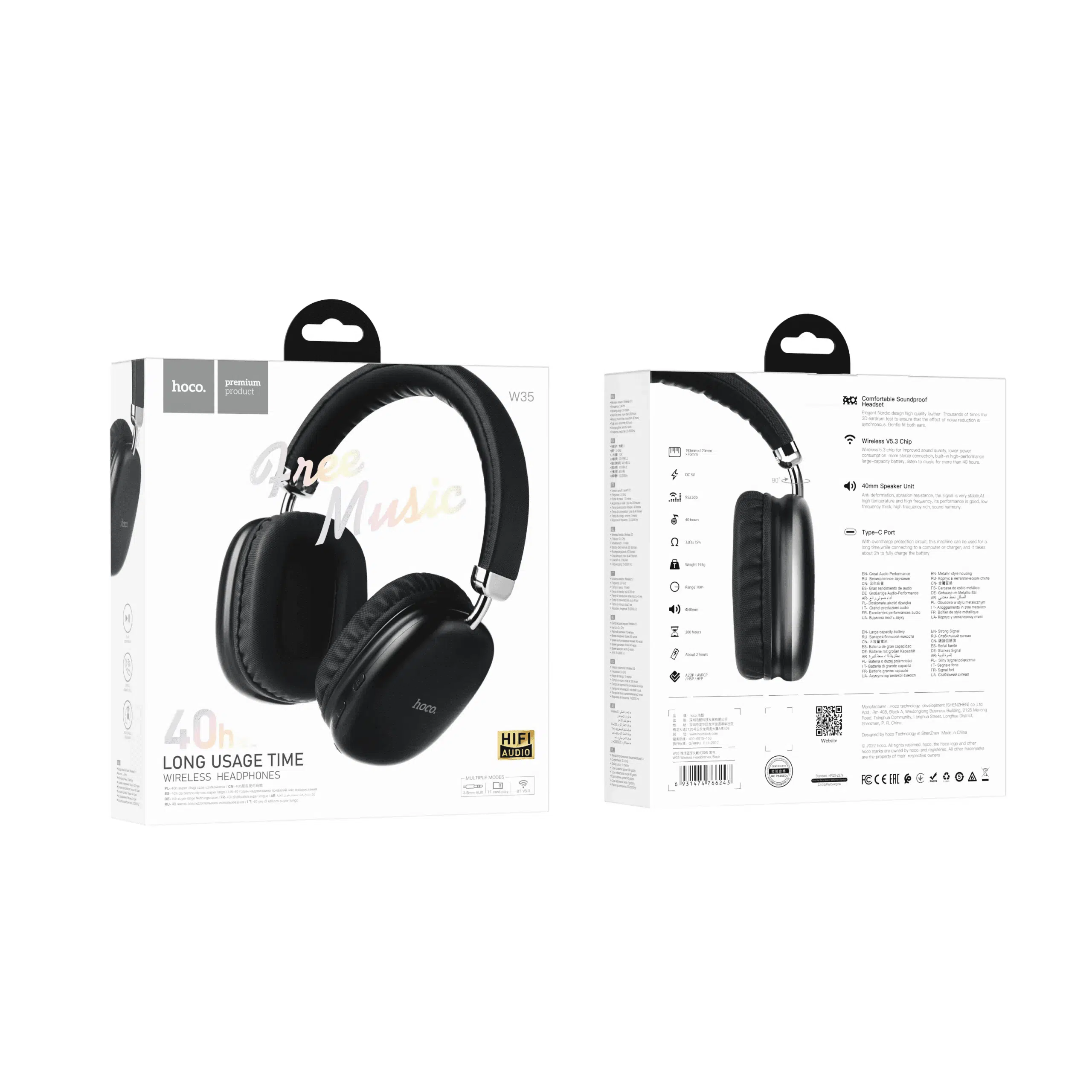 Hoco W35 Wireless Headphone - Image 3