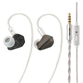 KEFINE Loric Titanium Composite Diaphragm HiFi IEM Earphones